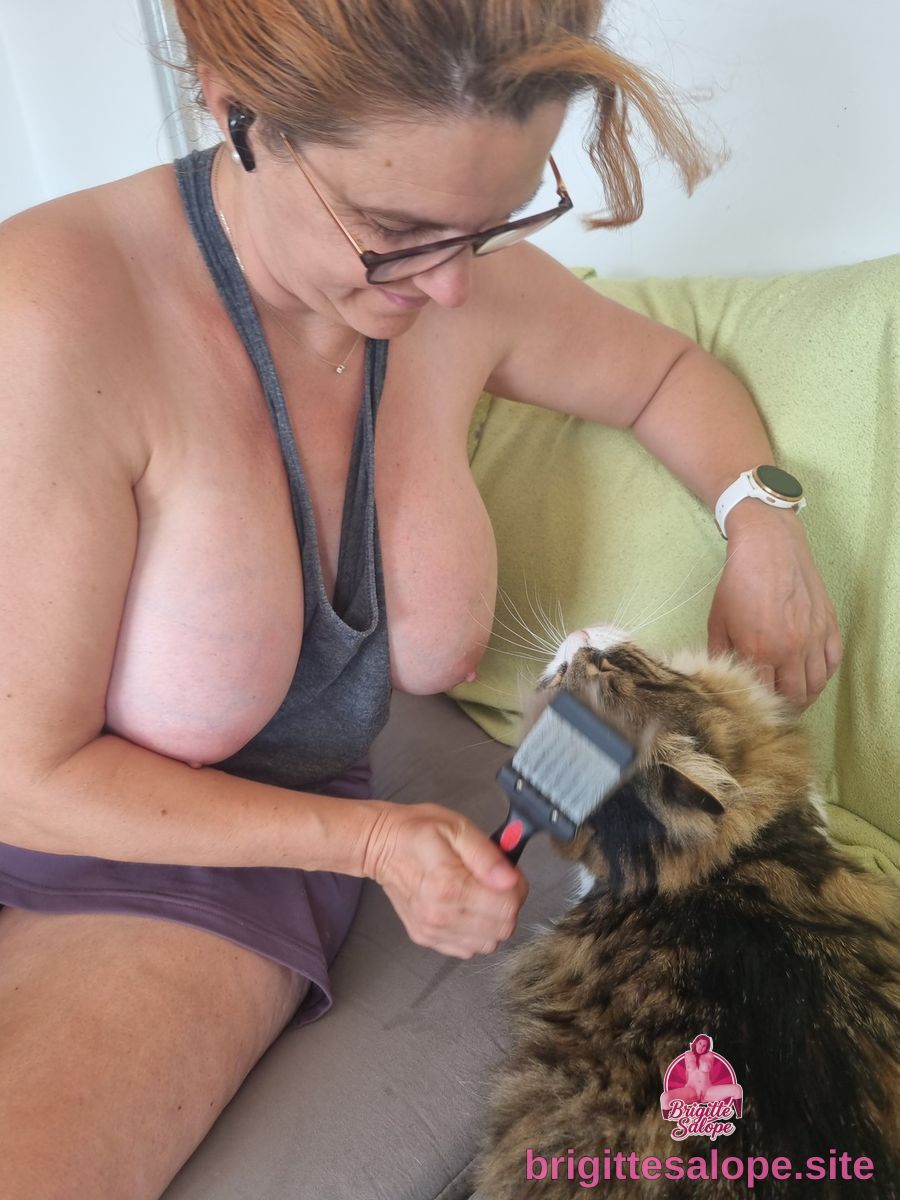 Grossesses et chat — Brigitte la Salope