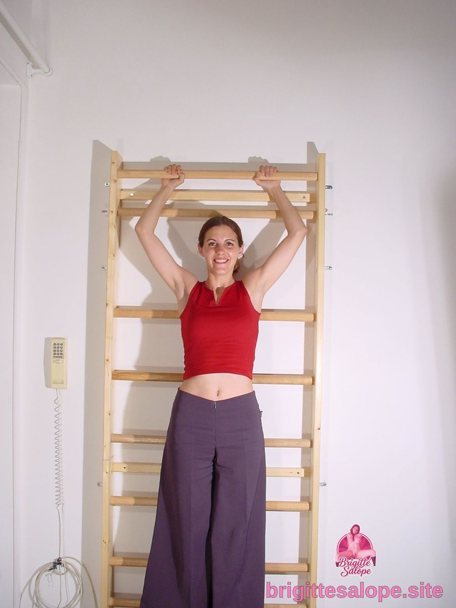 Femme en équipement de fitness — Brigitte la Salope