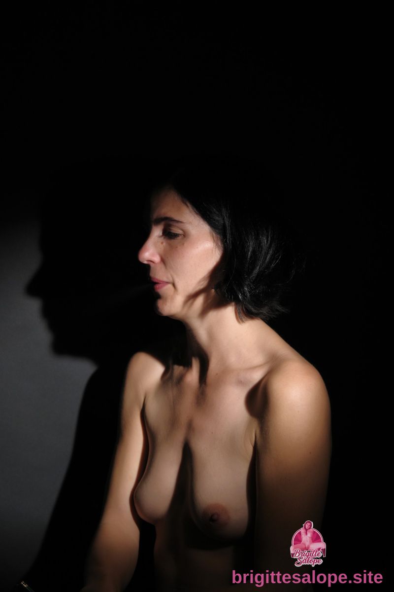 Portrait noir et lumière — Brigitte la Salope