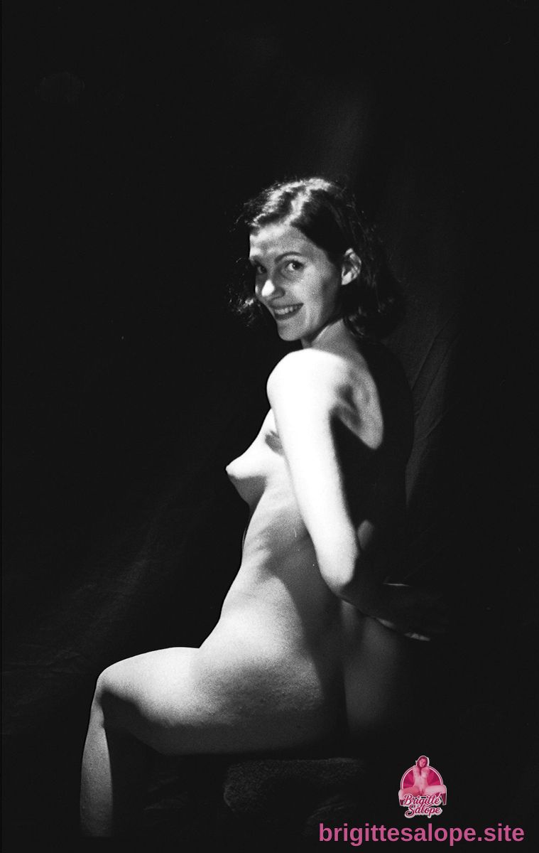 Portrait noir et blanc (photo 2434) — Brigitte la Salope