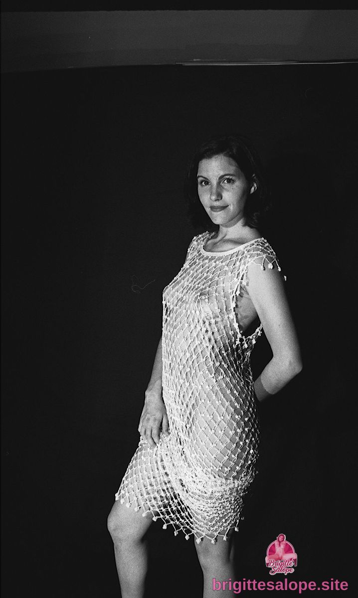 Portrait noir et blanc (photo 2479) — Brigitte la Salope