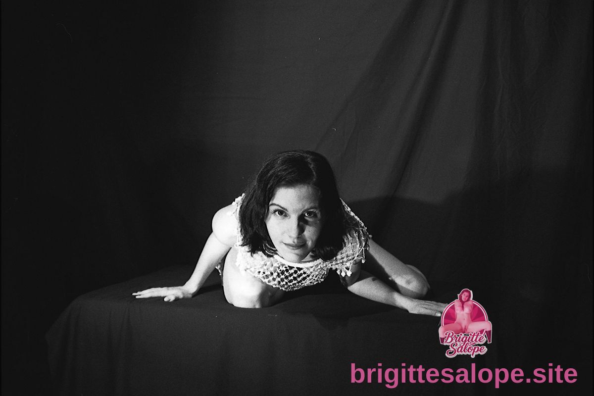 Portrait noir et blanc (photo 2500) — Brigitte la Salope