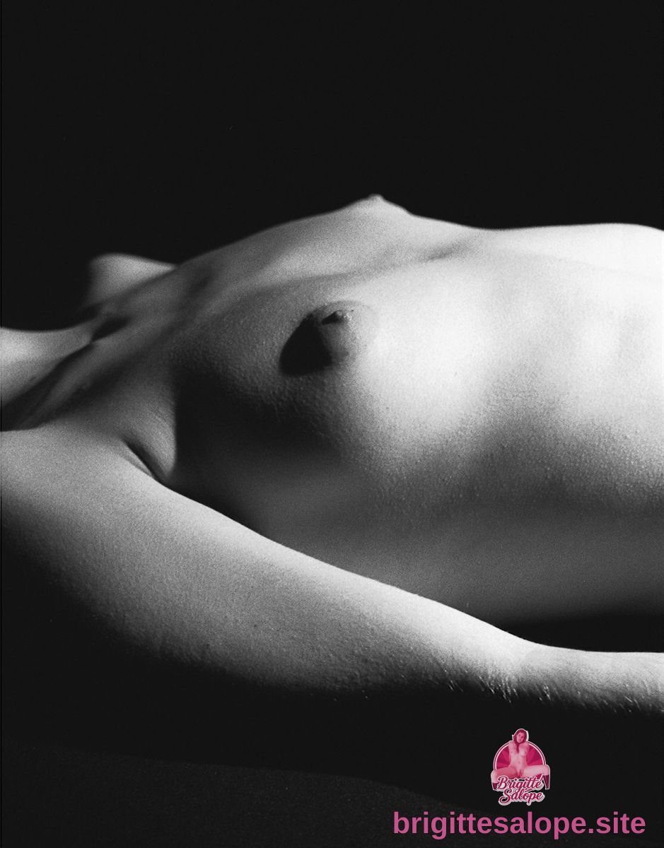 Nu féminin en noir et blanc (photo 2544) — Brigitte la Salope