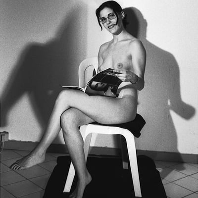 Nude en noir et blanc (photo 2572) — Brigitte la Salope